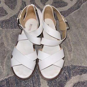 Michael Kors White Espadrille Sandals